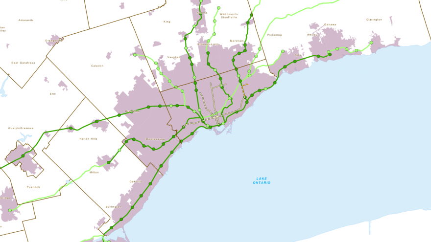 Commuter Rail and Subways in the GGH